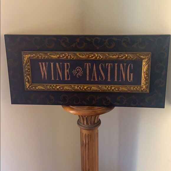 Wooden Wine Tasting Sign - Picture 1 of 5